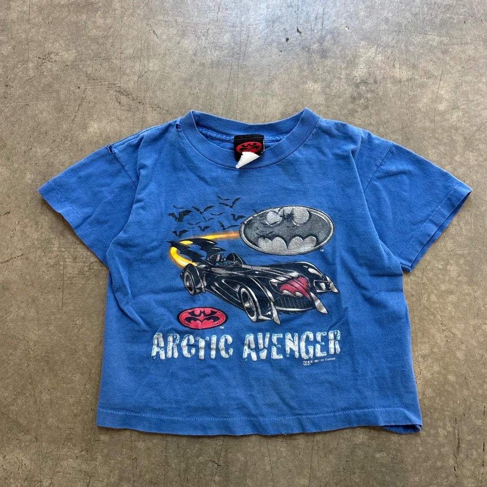 Vintage 1997 Batman And Robin Movie Promo Arctic Avenger Single Stitch Youth
